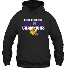 LSU Tigers Blue 84 College Football Playoff 2019 National Champions Glistening Hoodie - KnowlegdeTee