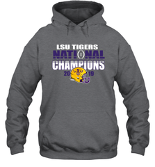 LSU Tigers Blue 84 College Football Playoff 2019 National Champions Glistening Hoodie - KnowlegdeTee