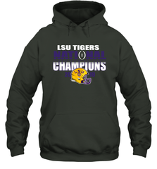 LSU Tigers Blue 84 College Football Playoff 2019 National Champions Glistening Hoodie - KnowlegdeTee
