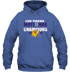 LSU Tigers Blue 84 College Football Playoff 2019 National Champions Glistening Hoodie - KnowlegdeTee