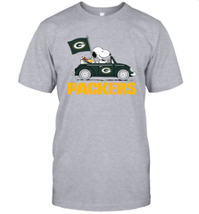 Snoopy And Woodstock Ride The Green Bay Packers Car NFL Shirts T-Shirt - KnowlegdeTee