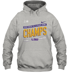 LSU Tigers College Football Playoff 2019 Peach Bowl Champions Locker Room Hoodie - KnowlegdeTee