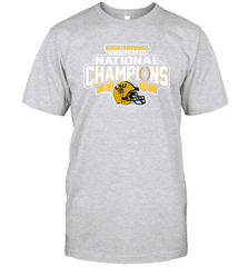LSU Tigers Blue 84 College Football Playoff 2019 National Champions Dyed Football T-Shirt - KnowlegdeTee
