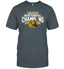 LSU Tigers Blue 84 College Football Playoff 2019 National Champions Dyed Football T-Shirt - KnowlegdeTee