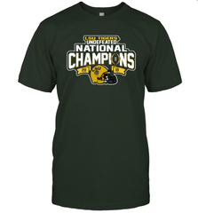 LSU Tigers Blue 84 College Football Playoff 2019 National Champions Dyed Football T-Shirt - KnowlegdeTee