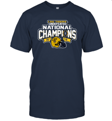 LSU Tigers Blue 84 College Football Playoff 2019 National Champions Dyed Football T-Shirt - KnowlegdeTee