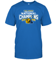 LSU Tigers Blue 84 College Football Playoff 2019 National Champions Dyed Football T-Shirt - KnowlegdeTee