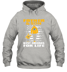 Green Bay Packers Best Dad ever Father And Son Best Friends For Life Hoodie - KnowlegdeTee