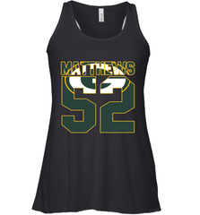 Green Bay Packers Clay Matthews Game Racerback Tank - KnowlegdeTee
