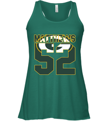 Green Bay Packers Clay Matthews Game Racerback Tank - KnowlegdeTee