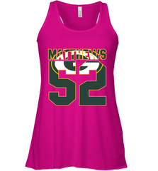 Green Bay Packers Clay Matthews Game Racerback Tank - KnowlegdeTee