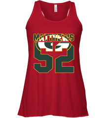 Green Bay Packers Clay Matthews Game Racerback Tank - KnowlegdeTee