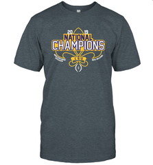 LSU Tigers Blue 84 College Football Playoff 2019 National Champions T-Shirt - KnowlegdeTee