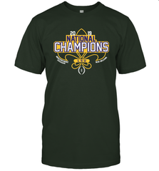 LSU Tigers Blue 84 College Football Playoff 2019 National Champions T-Shirt - KnowlegdeTee