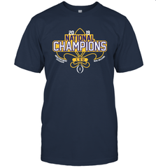 LSU Tigers Blue 84 College Football Playoff 2019 National Champions T-Shirt - KnowlegdeTee