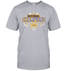 LSU Tigers Blue 84 College Football Playoff 2019 National Champions T-Shirt - KnowlegdeTee