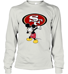 Dabbing Mickey Flippin' Love San Francisco 49ers Football Long Sleeve T-Shirt - KnowlegdeTee