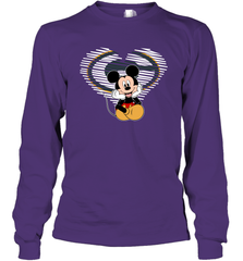 Green Bay Packers The Heart Mickey Mouse Disney Football Long Sleeve T-Shirt - KnowlegdeTee