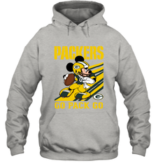 Green Bay Packers Slogan Go Pack Go Mickey Mouse NFL Shirts Hoodie - KnowlegdeTee