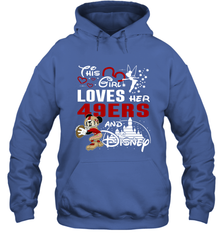 This Girl Loves Her San Francisco 49ers And Mickey Disney Fan Mashup Hoodie - KnowlegdeTee
