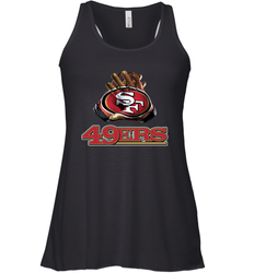 San Francisco 49ers NFL Gloves Fan Gifts Racerback Tank - KnowlegdeTee