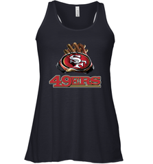 San Francisco 49ers NFL Gloves Fan Gifts Racerback Tank - KnowlegdeTee