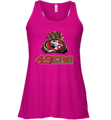San Francisco 49ers NFL Gloves Fan Gifts Racerback Tank - KnowlegdeTee