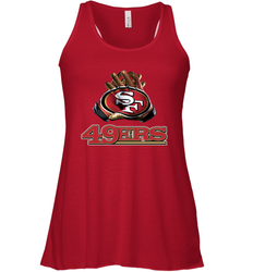 San Francisco 49ers NFL Gloves Fan Gifts Racerback Tank - KnowlegdeTee