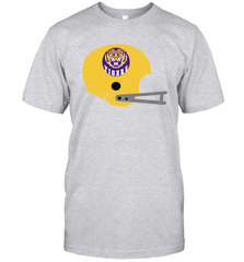 LSU TIGERS Helmet Vintage Scrub T-Shirt - KnowlegdeTee