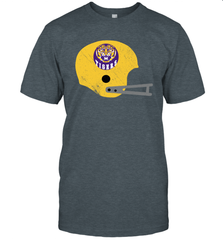 LSU TIGERS Helmet Vintage Scrub T-Shirt - KnowlegdeTee