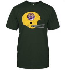 LSU TIGERS Helmet Vintage Scrub T-Shirt - KnowlegdeTee