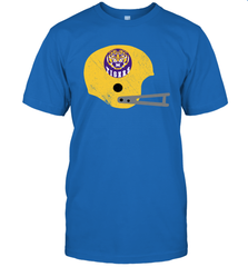 LSU TIGERS Helmet Vintage Scrub T-Shirt - KnowlegdeTee