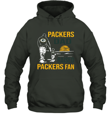Green Bay Packers Dad Raised A Packers Fan Fathers Day Son Family Matching Hoodie - KnowlegdeTee