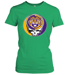 NCAA Football LSU Tigers Grateful Dead Women's T-Shirt - KnowlegdeTee