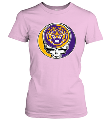 NCAA Football LSU Tigers Grateful Dead Women's T-Shirt - KnowlegdeTee