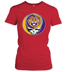 NCAA Football LSU Tigers Grateful Dead Women's T-Shirt - KnowlegdeTee