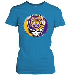 NCAA Football LSU Tigers Grateful Dead Women's T-Shirt - KnowlegdeTee