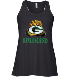 Green Bay Packers NFL Gloves Fan Gifts Racerback Tank - KnowlegdeTee