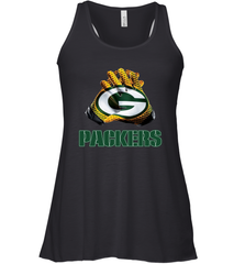 Green Bay Packers NFL Gloves Fan Gifts Racerback Tank - KnowlegdeTee