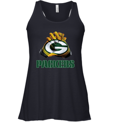 Green Bay Packers NFL Gloves Fan Gifts Racerback Tank - KnowlegdeTee