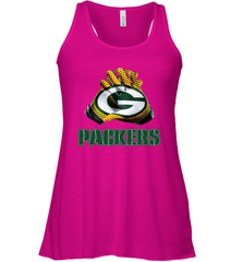 Green Bay Packers NFL Gloves Fan Gifts Racerback Tank - KnowlegdeTee