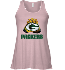 Green Bay Packers NFL Gloves Fan Gifts Racerback Tank - KnowlegdeTee