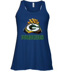 Green Bay Packers NFL Gloves Fan Gifts Racerback Tank - KnowlegdeTee