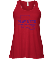 PLAY NECK LSU Tigers Shirt Racerback Tank - KnowlegdeTee