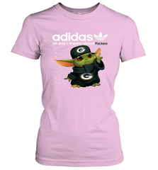 Baby Yoda Adidas All Day I Dream About Green Bay Packers NFL Shirts Women's T-Shirt - KnowlegdeTee