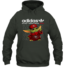 Baby Yoda Adidas All Day I Dream About San Francisco 49ers Shirts Hoodie - KnowlegdeTee