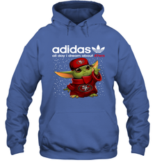 Baby Yoda Adidas All Day I Dream About San Francisco 49ers Shirts Hoodie - KnowlegdeTee