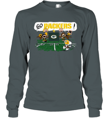 The Peanuts Cheering Go Snoopy Green Bay Packers Long Sleeve T-Shirt - KnowlegdeTee