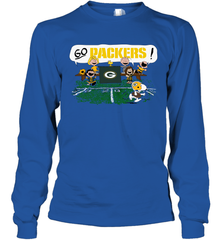 The Peanuts Cheering Go Snoopy Green Bay Packers Long Sleeve T-Shirt - KnowlegdeTee