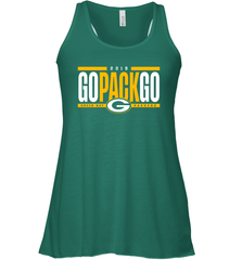 Go Pack Go Green Bay Packers 2019 Shirt Racerback Tank - KnowlegdeTee